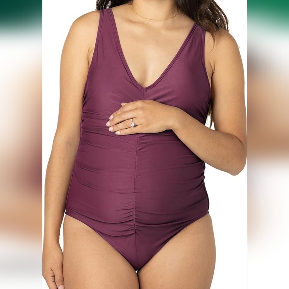 Kindred Bravely Burgundy One-Piece Swimsuit